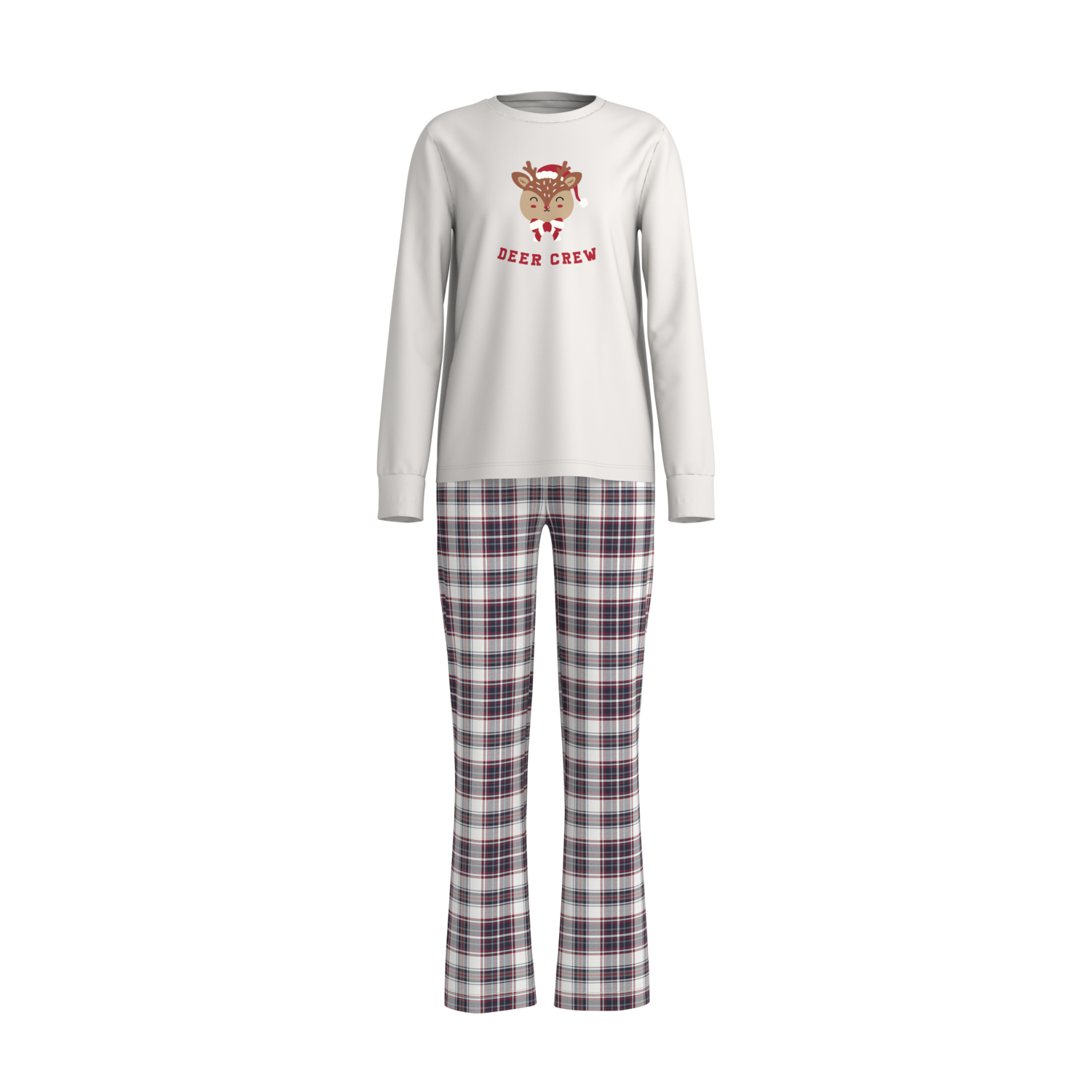 ESMARA KIDS Kinder pyjama, lang (Grijs/donkerblauw, 158/164)
