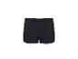 Zwarte heren boxershort, achteraanzicht.