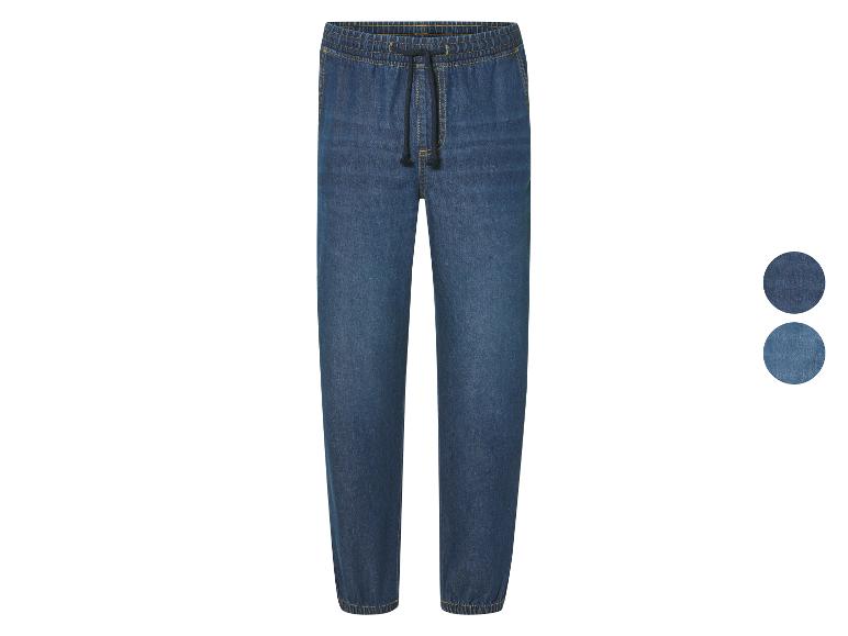 Casual jeans met trekkoord, verschillende kleuren.