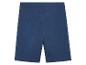 Donkerblauwe jersey shorts.