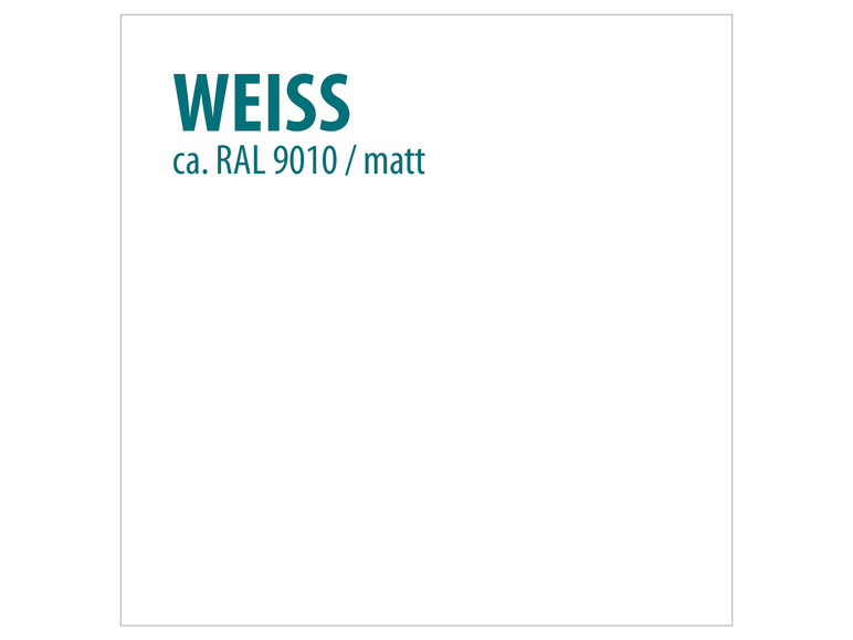 Witte kleurstaal, RAL 9010, mat
