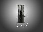 SILVERCREST Premium slowjuicer met afmetingen: 37,2 x 19,6 x 17,5 cm.