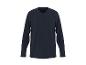 Een donkerblauwe longsleeve met V-hals van Livergy.