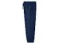 Donkerblauwe joggingbroek met cargozakken en trekkoord in de taille.