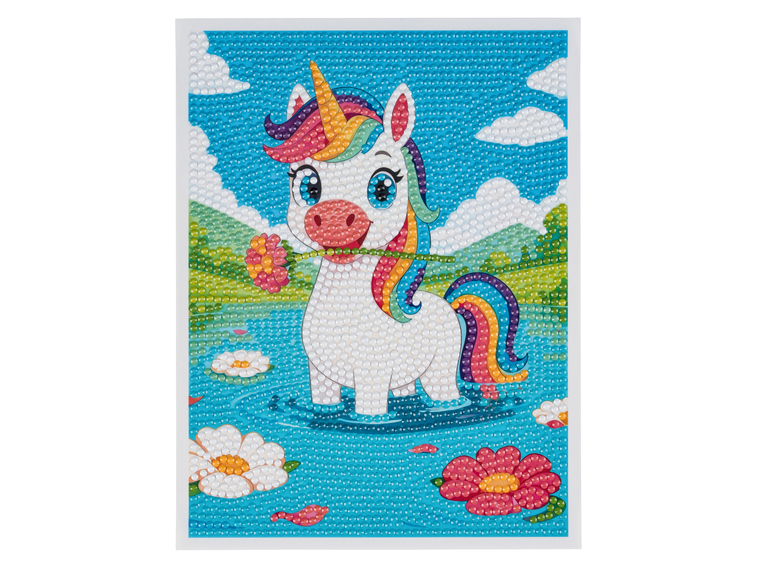 CRELANDO Diamond painting-knutselset (Unicorn)