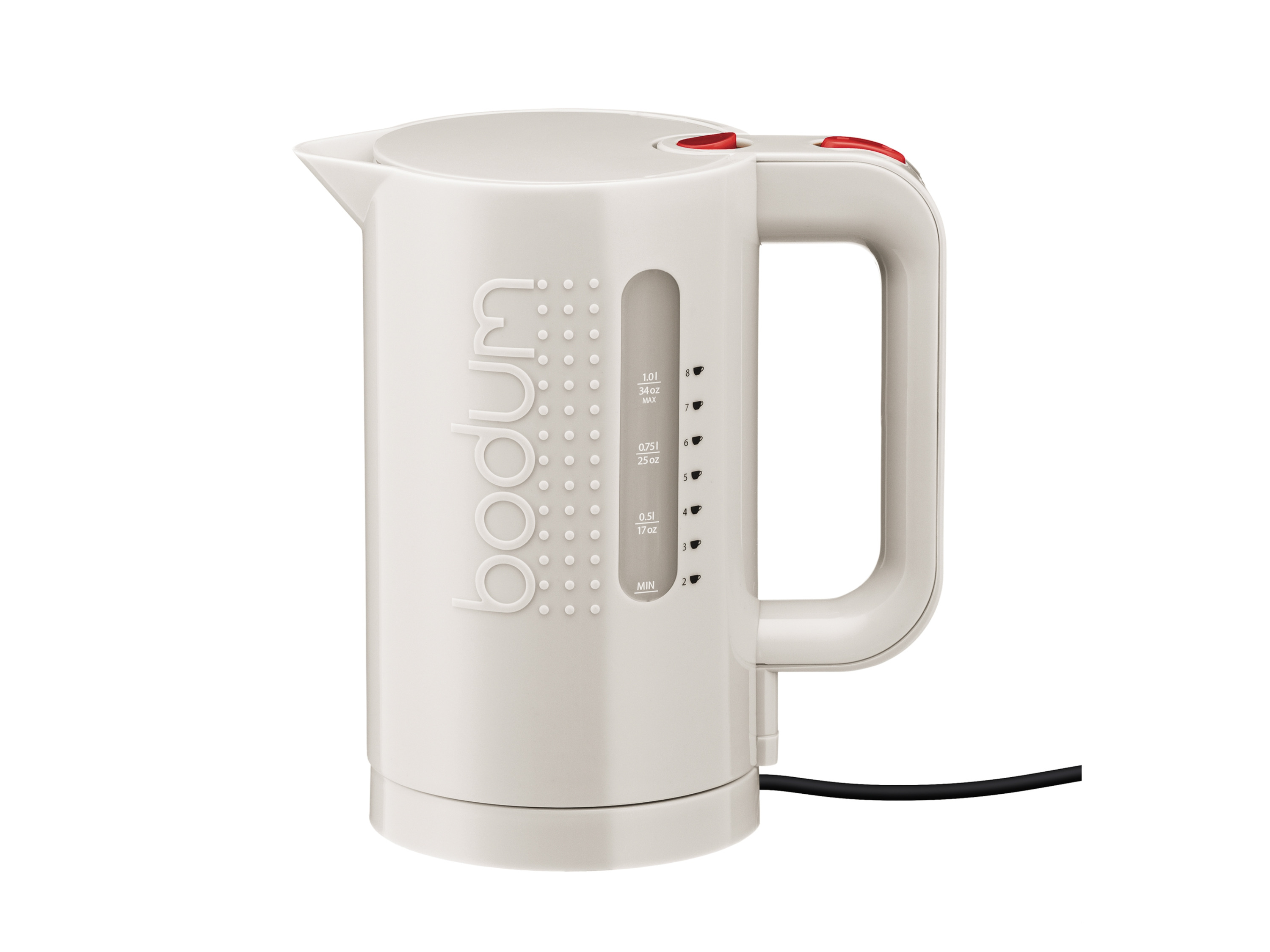 BODUM Waterkoker Bistro 1 L (Crèmewit )