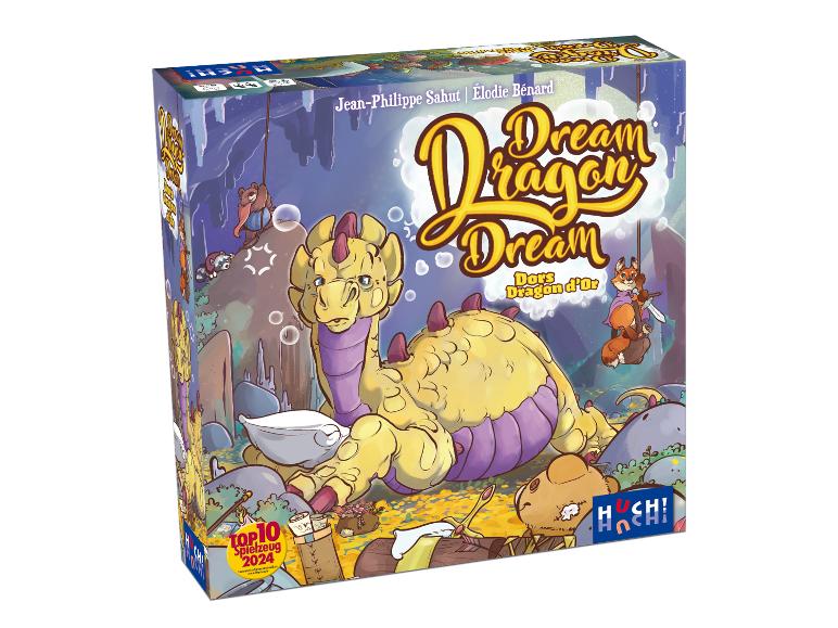 Bordspel: Dream Dragon Dream, een HUCH! spel met een schattige draak.