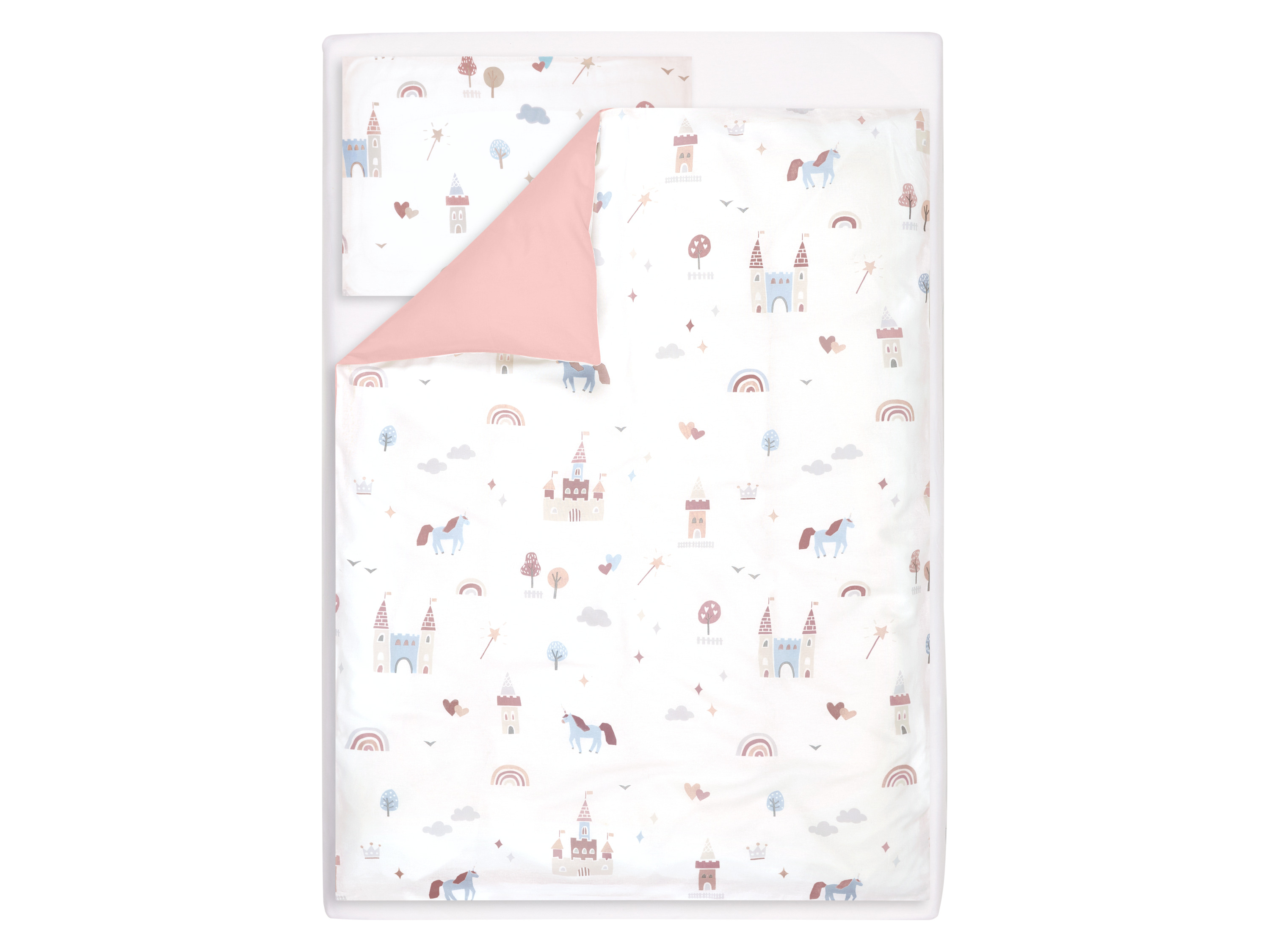 LIVARNO Baby dekbedovertrek set 60 x 120 cm (Prinses)
