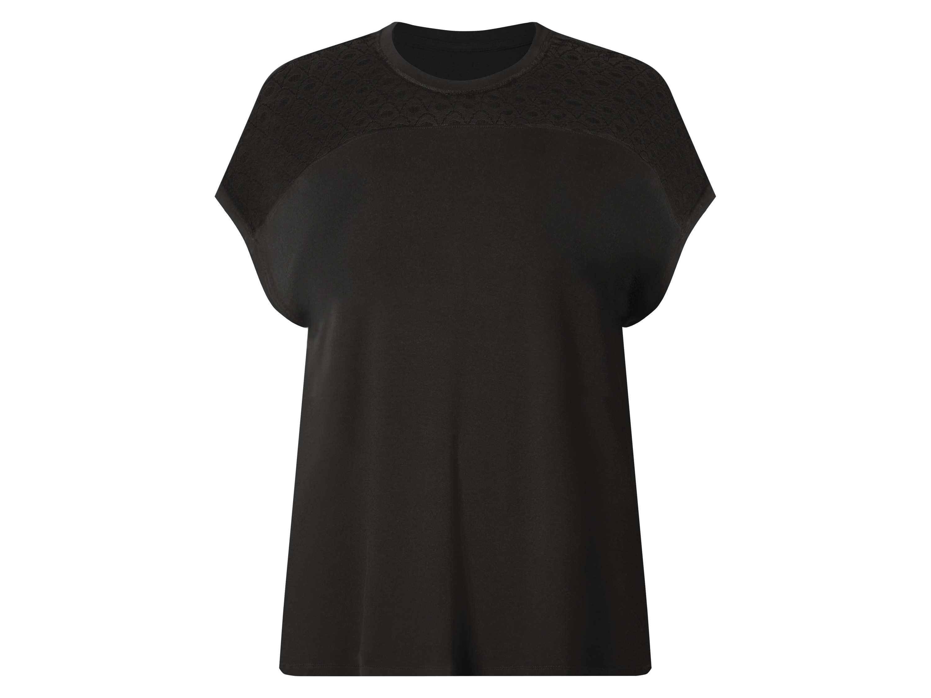 ESMARA Dames T-shirt - plus size (Zwart, XL (48/50))