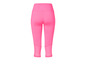 Roze leggings met mesh details.
