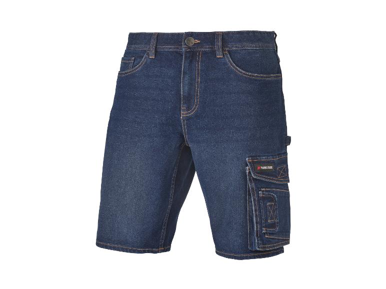 Parkside jeans shorts met cargozakken.
