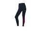 Crivit sportlegging donkerblauw met fuchsia details.