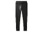 Zwarte high-waist imitatie leren legging