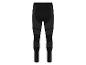 Zwarte sportlegging met donkergrijze details.