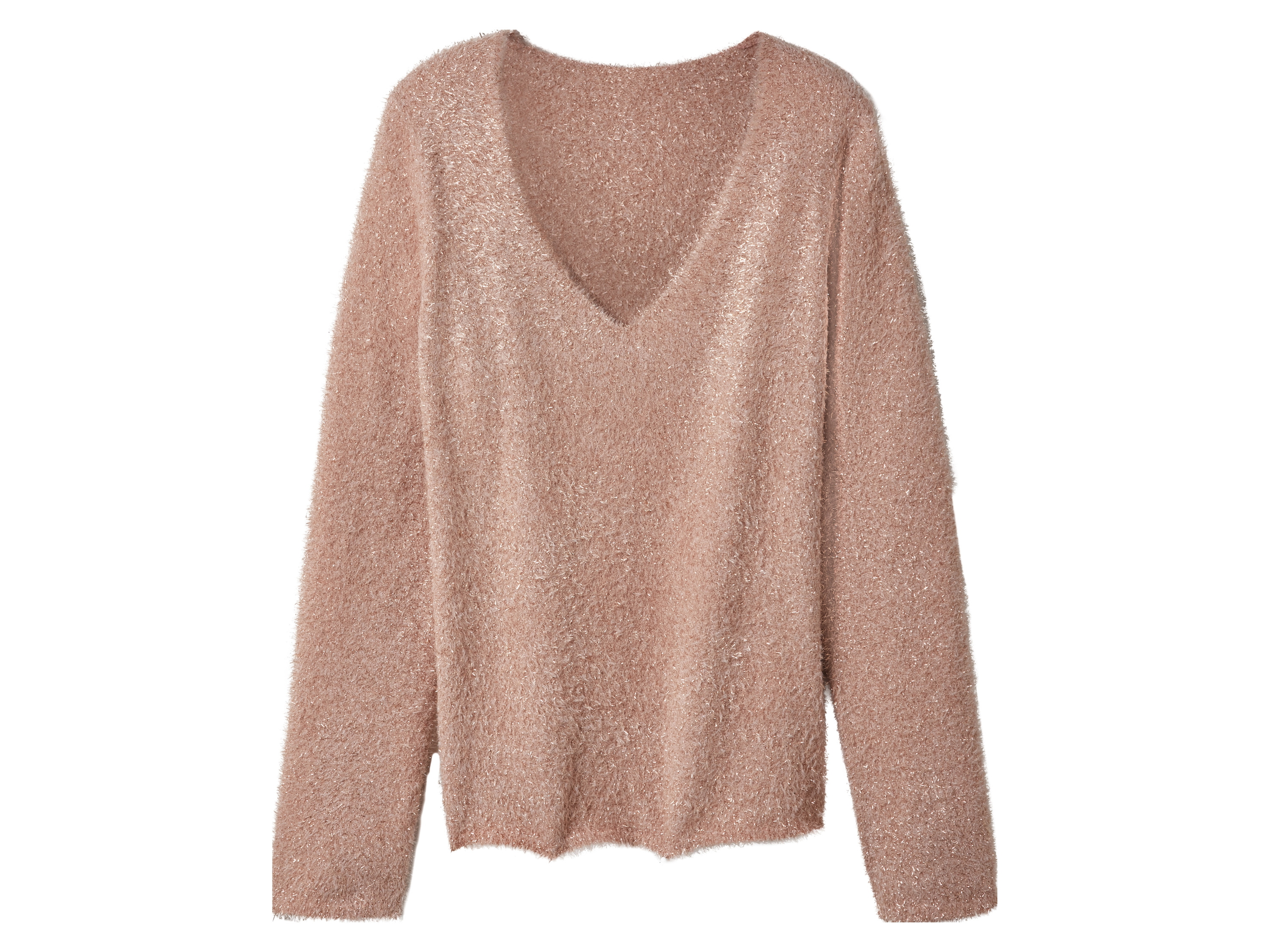 esmara Gebreide dames trui (Beige, L (44/46))