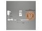 LED-strip set met voedingsadapter, afstandsbediening en 3 meter LED-strip op rol.