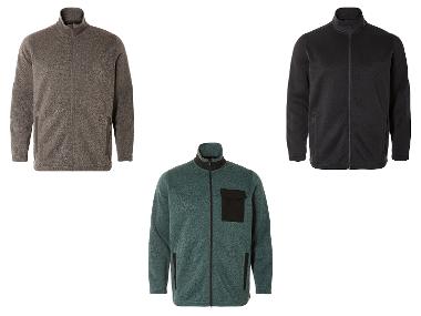 LIVERGY® Heren fleecevest - Plus size