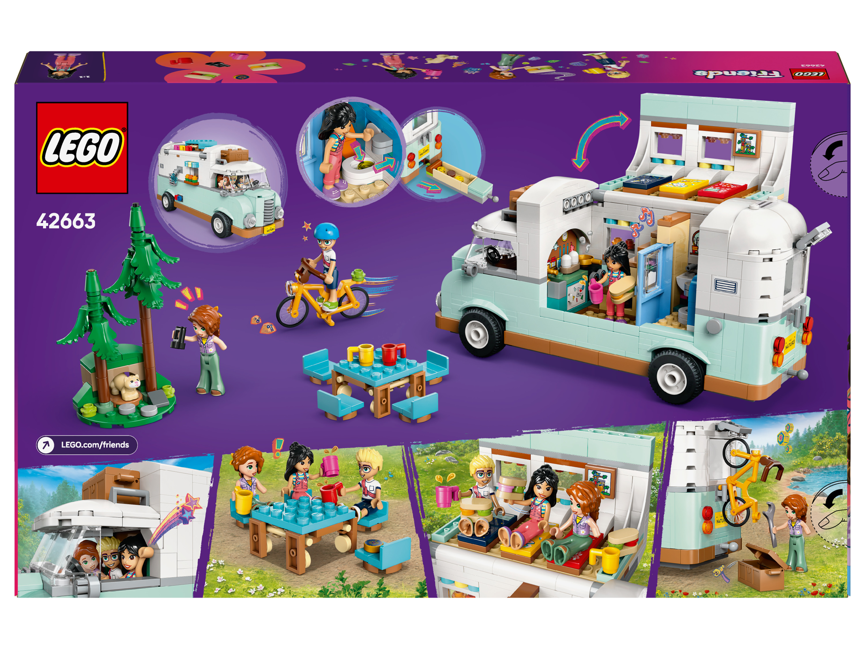 LEGO FRIENDS Camperavontuur met vrienden 42663