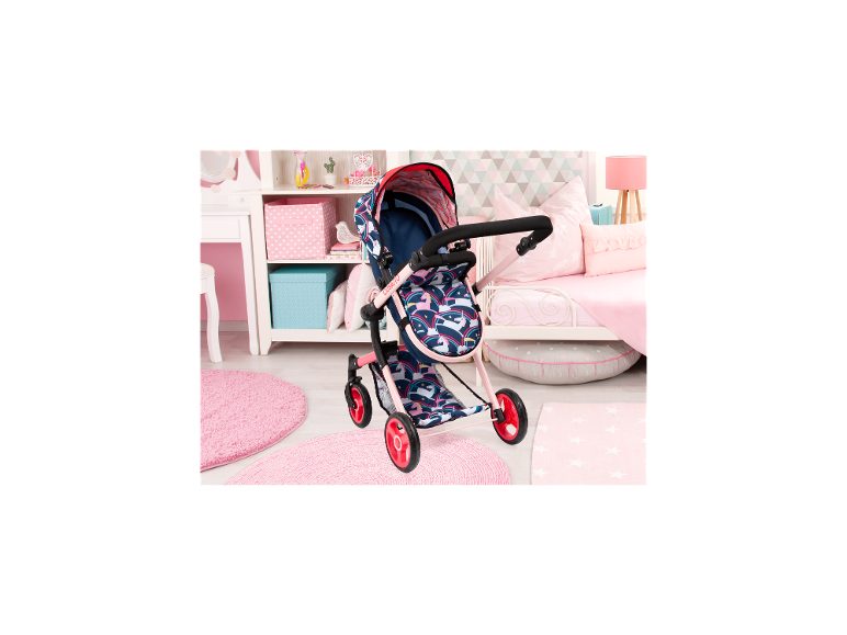 BAYER DESIGN Combi Poppenwagen Neo Vario Unicorn Cosatto in een kinderkamer