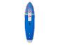 Blauw en wit opblaasbaar SUP board met rode details