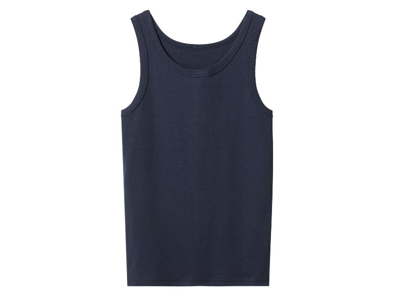 Donkerblauw herenhemd