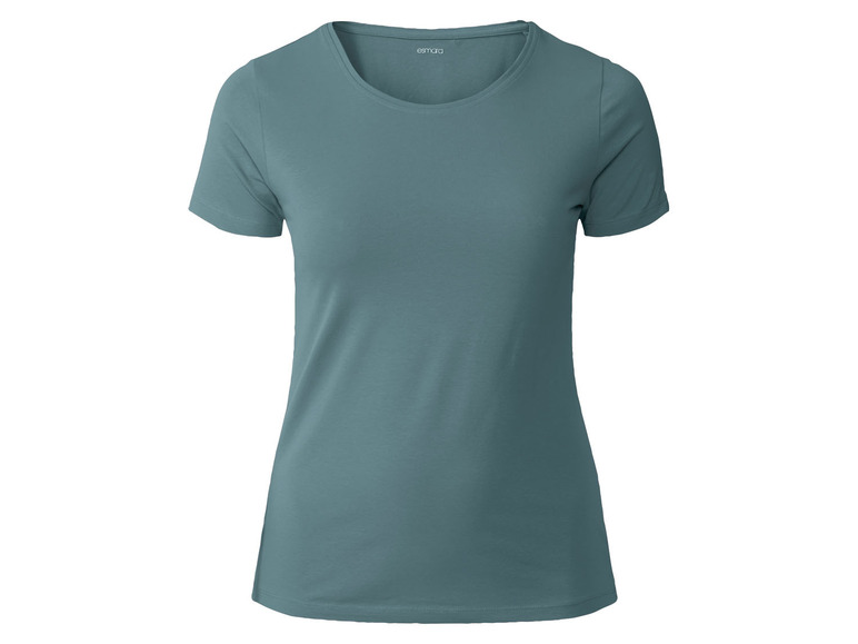 Ga naar volledige schermweergave: esmara® Dames T-shirts, 2 stuks, met hoog katoengehalte - afbeelding 11