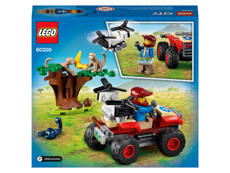 Ga naar volledige schermweergave: LEGO® City Wildlife Rescue ATV - 60300 - afbeelding 3