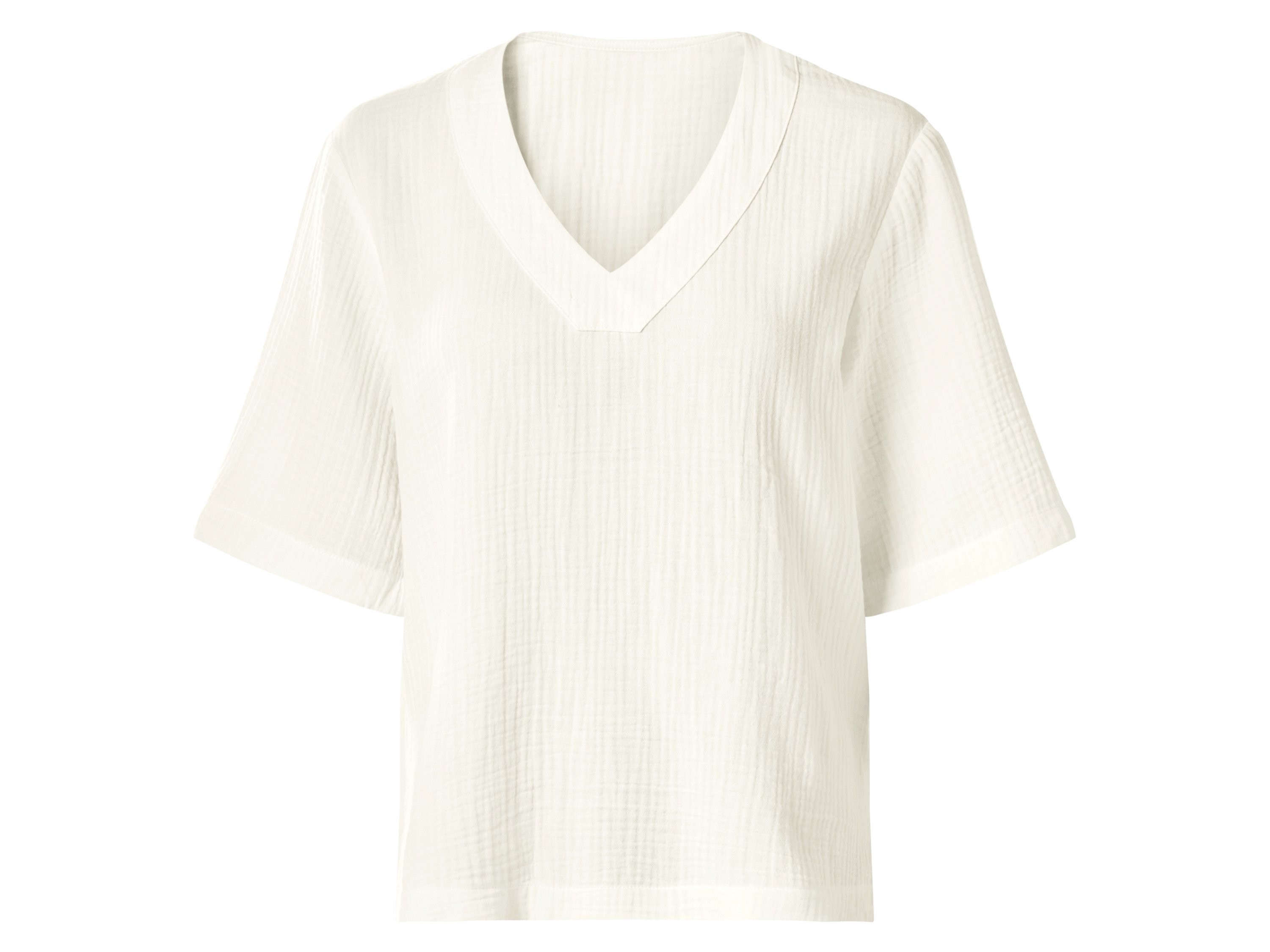 esmara Mousseline dames top (Wit, XS)