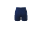 Donkerblauwe sport shorts.