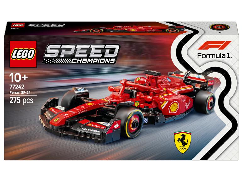 LEGO Speed Champions Ferrari SF-24 set met 275 onderdelen, voor leeftijd 10+