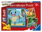 Ravensburger puzzel met Pokémon Squirtle, Charmander en Bulbasaur.
