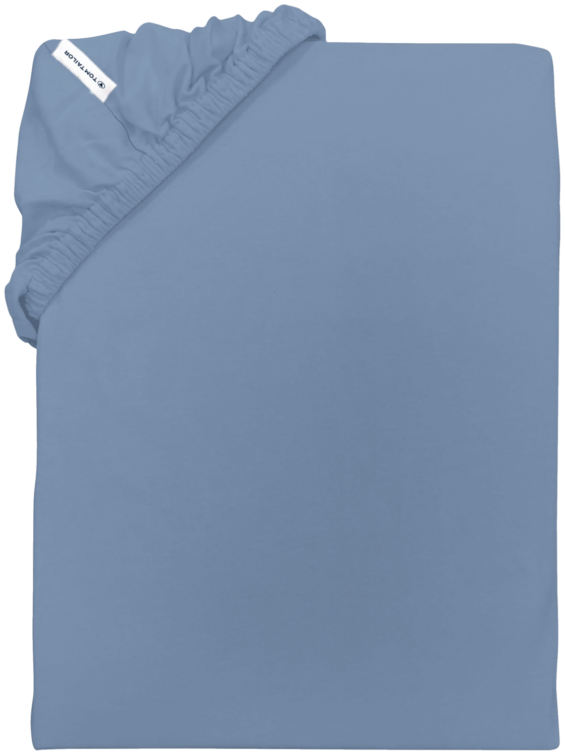 TOM TAILOR Jersey hoeslaken, 90-100 x 200 cm (Blauw)
