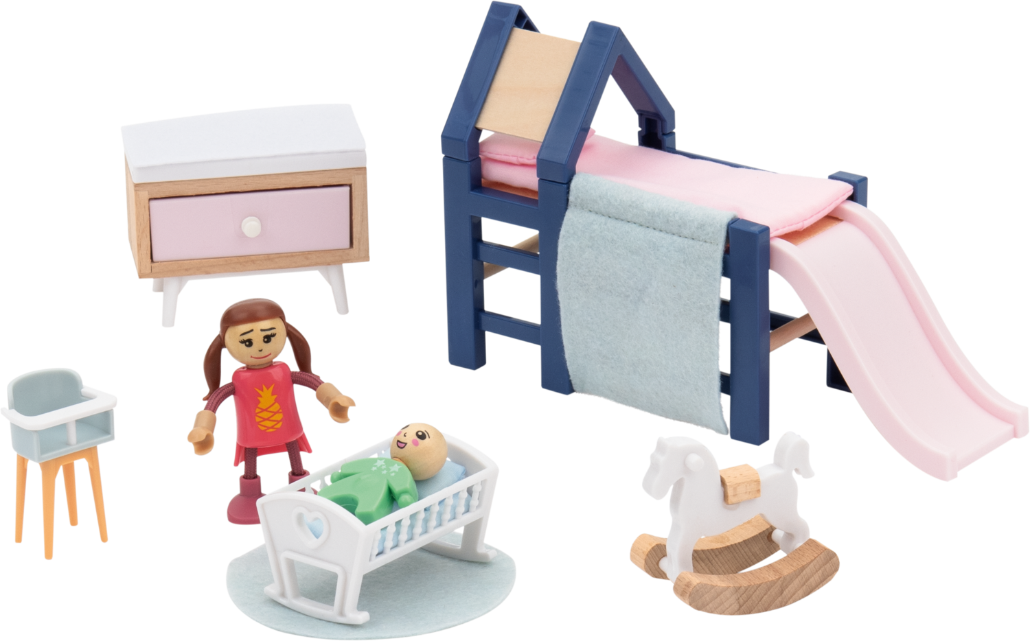 LUPILU Meubels of poppen voor poppenhuis (Kinderkamer)