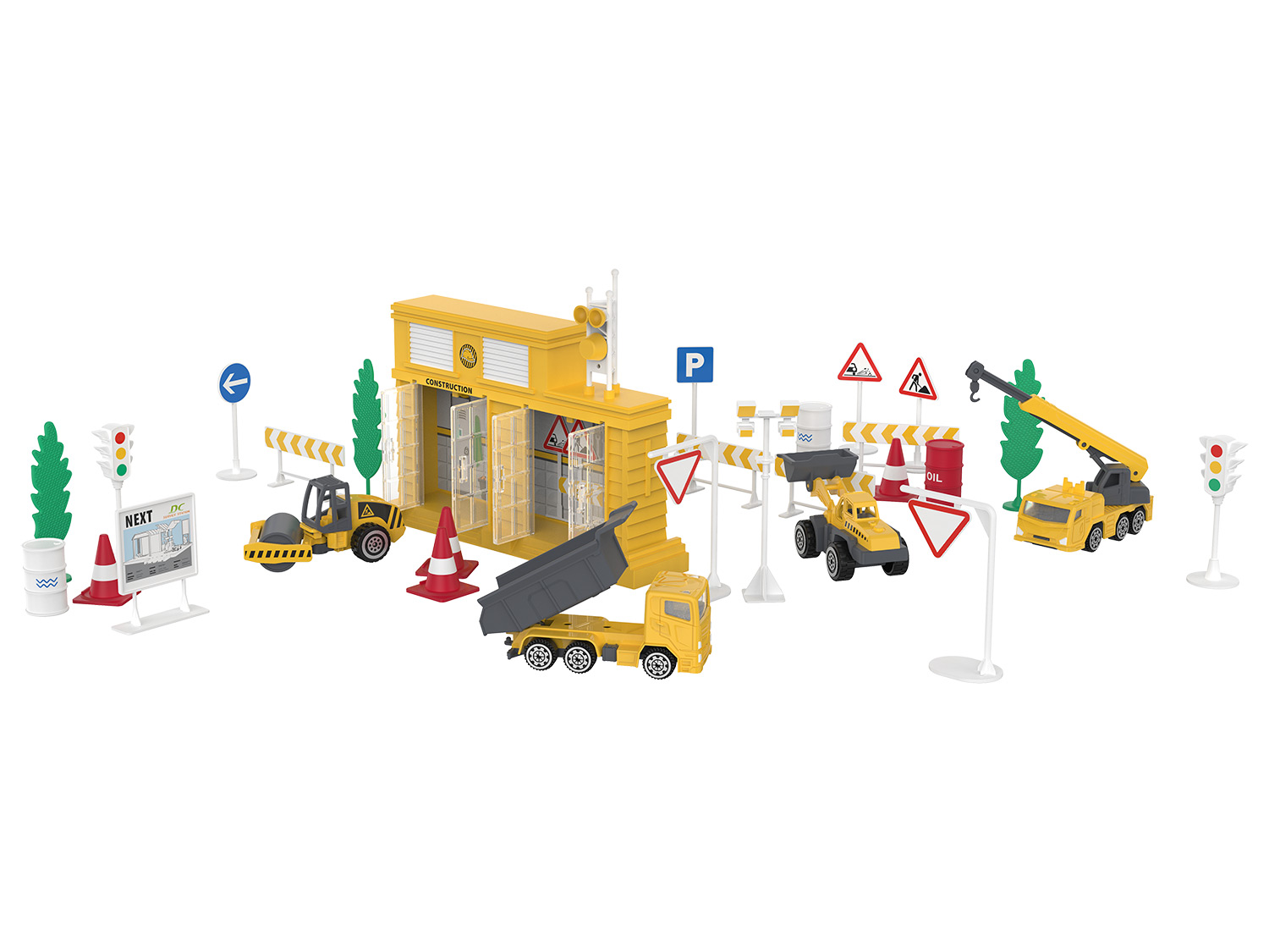 PLAYTIVE Gietijzeren speelset Racers (Bouwplaats)