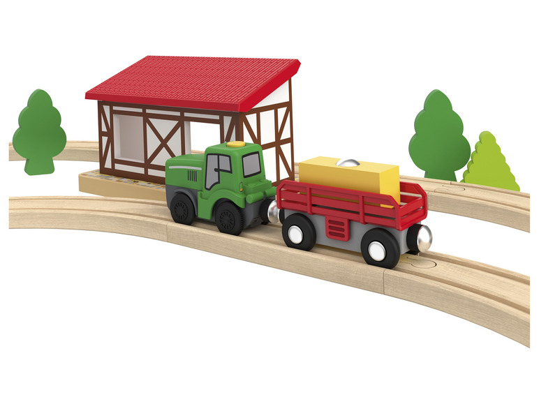 Ga naar volledige schermweergave: Playtive Houten spoorweg boerderij of brandweerwagen - afbeelding 14