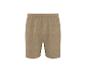Effen beige sportshort voor heren