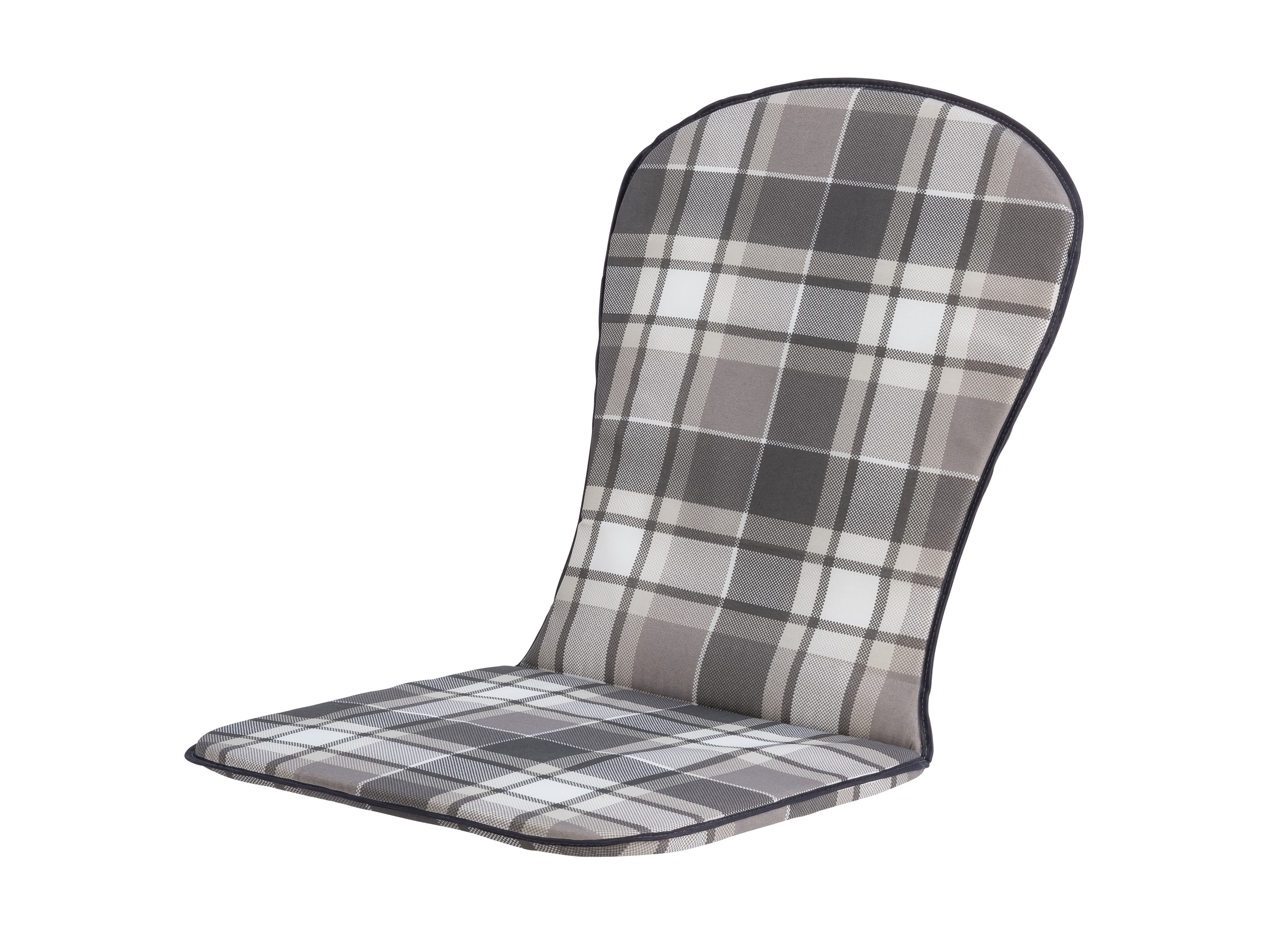 LIVARNO Tuinstoelkussen hoge rug 88 x 44 cm (Grijs)