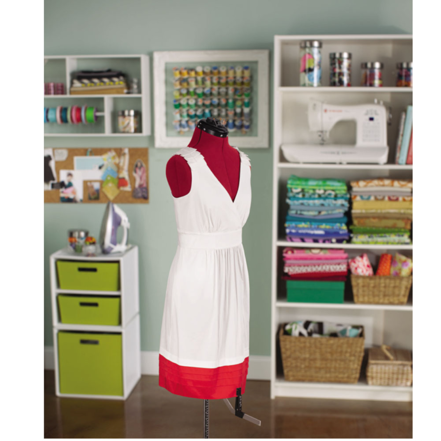 SINGER Mannequin, paspop small/medium, rood