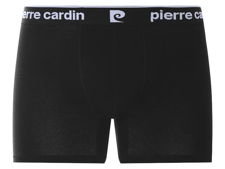 Zwarte herenboxershort met een witte elastische tailleband met tekst en logo.