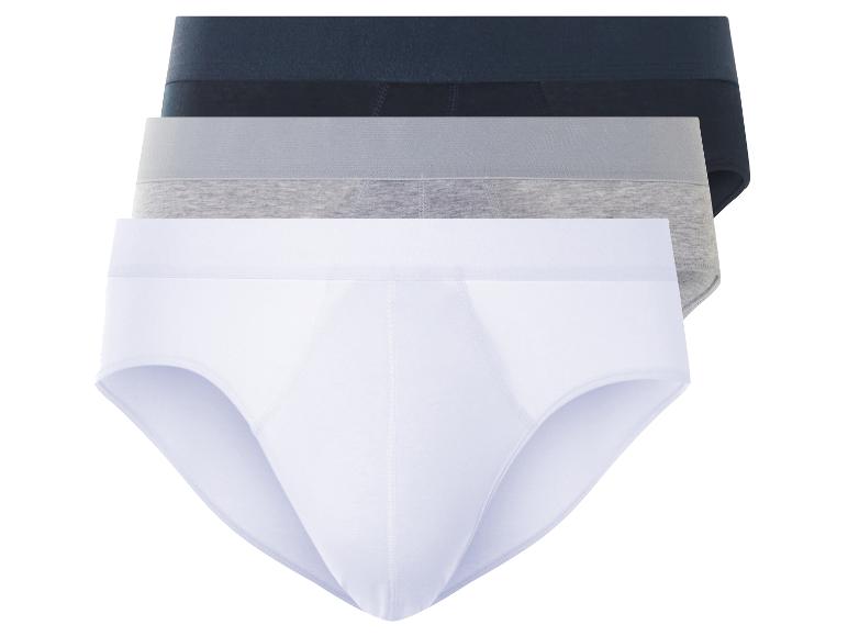Drie heren slips: wit, grijs en donkerblauw.