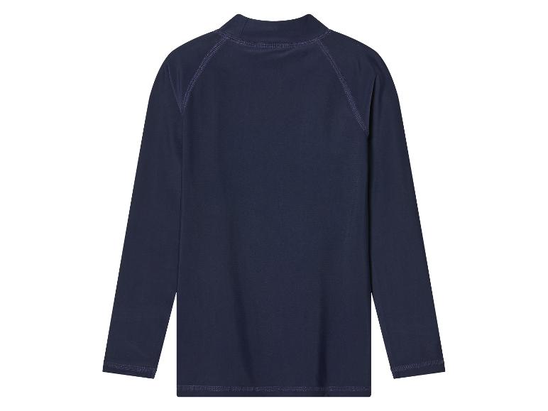 Donkerblauw shirt met lange mouwen voor kinderen.