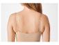 Beige naadloze bh en top: comfort en stijl.