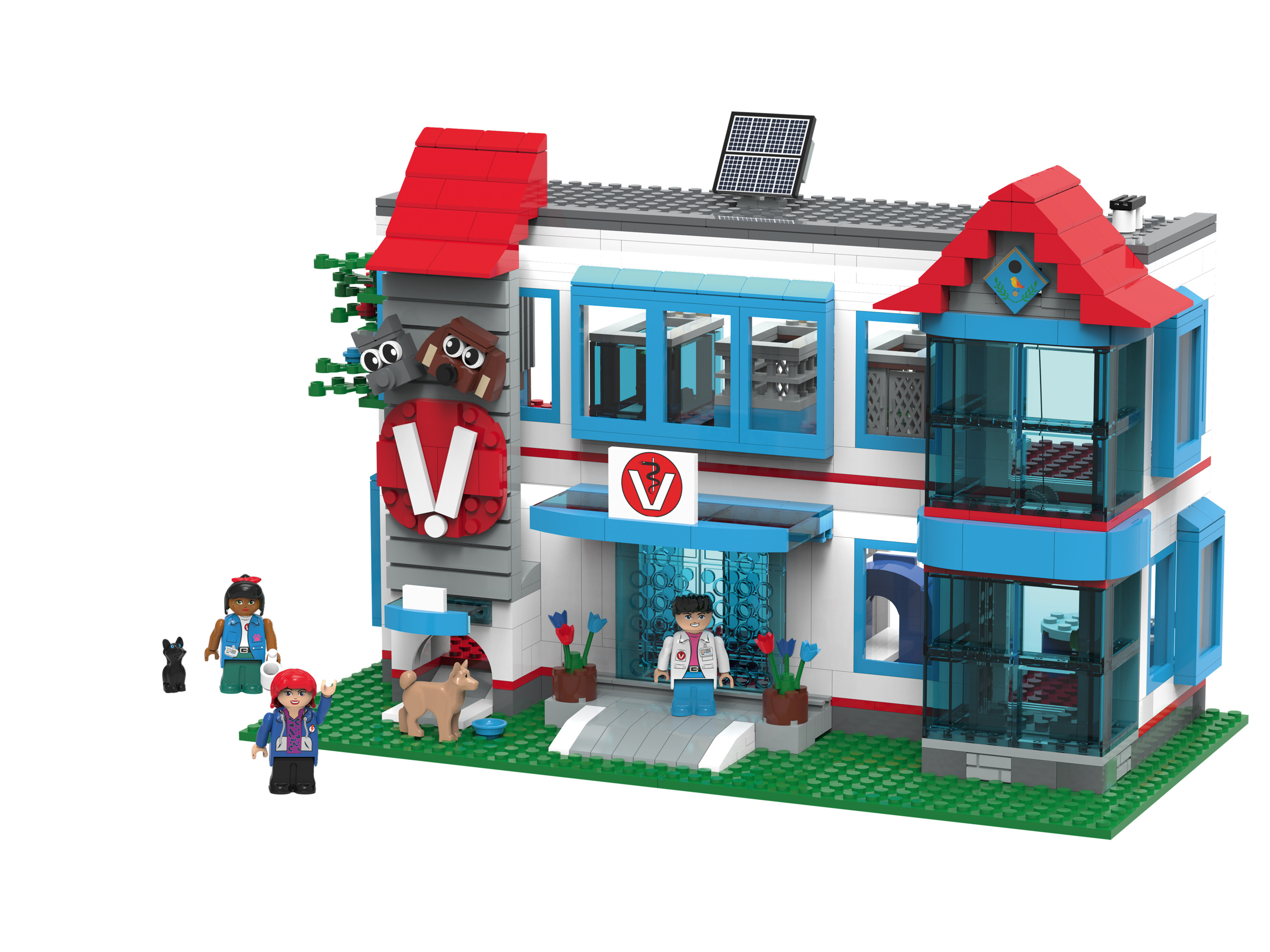 lupilu Bouwstenen set L (Dierenkliniek)