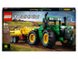 Lego Technic John Deere 9620R 4WD tractor met aanhanger.
