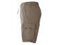 Beige cargoshorts met trekkoord.