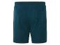 Donkerblauwe jogging shorts, achterkant.