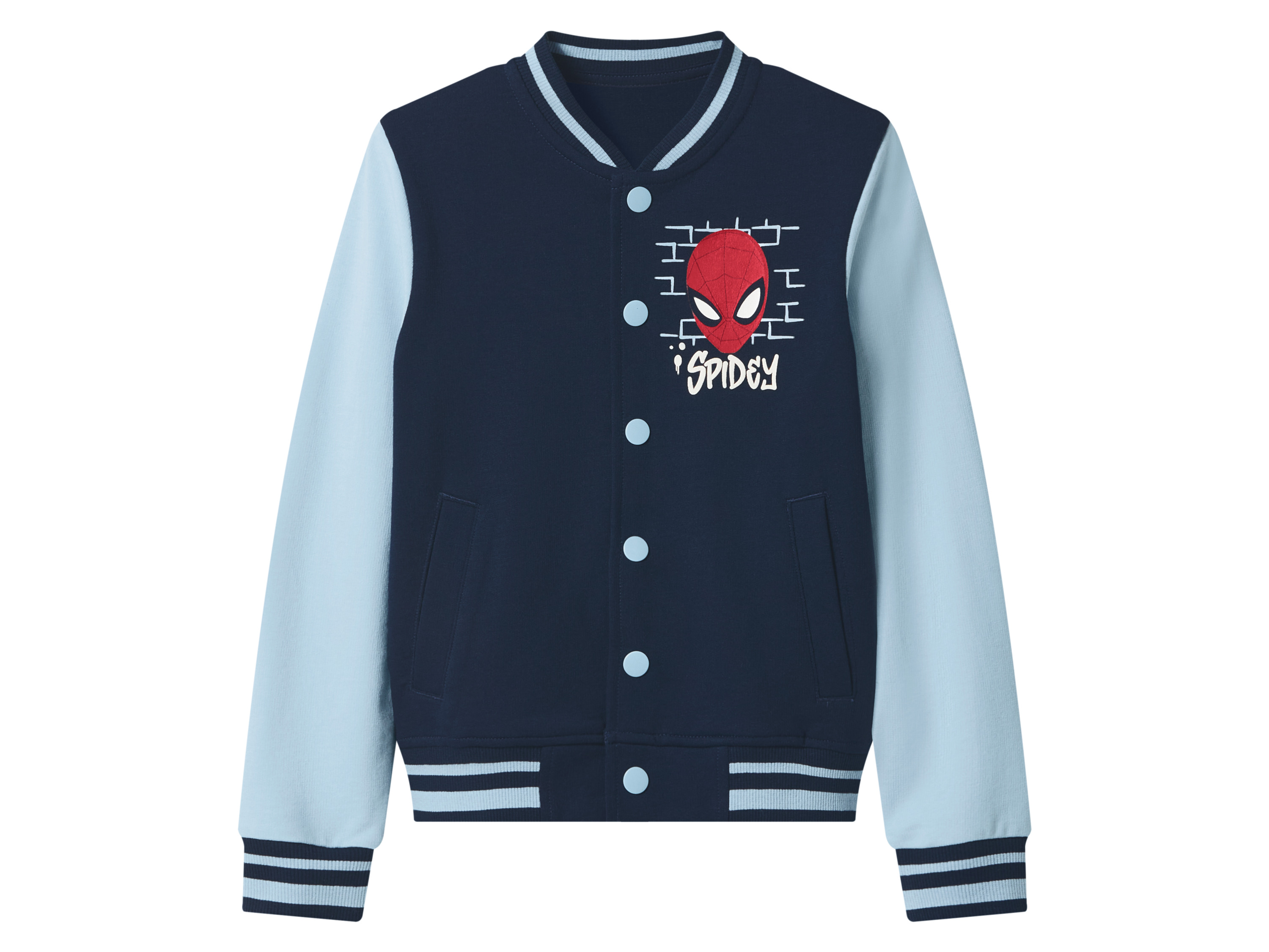 LUPILU kindercollegejack, kinder collegejack (Blauw, 98/104)