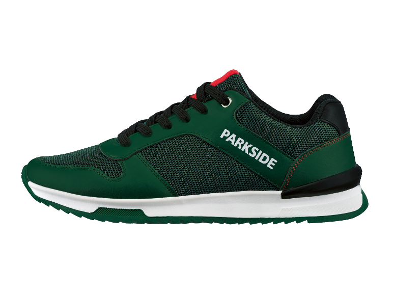 Groene Parkside sneakers.