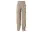 Beige cargo broek met trekkoordjes