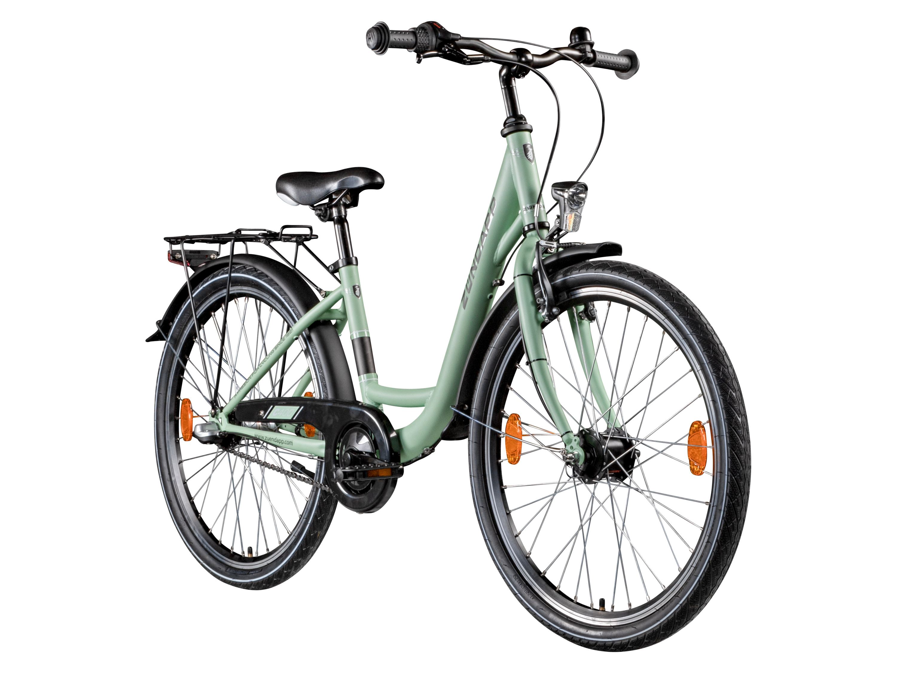 ZÜNDAPP Stadsfiets C400, 24 inch. (Groen)